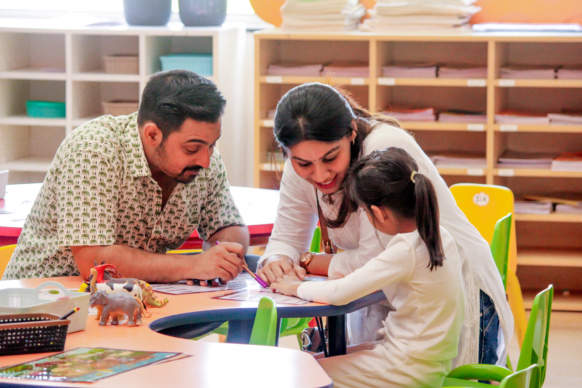 Kindergarten students at GEMS